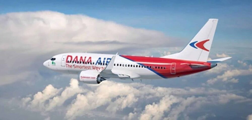 Dana Air aircraft grounded after crashlanding at Lagos airport runway 1024x479